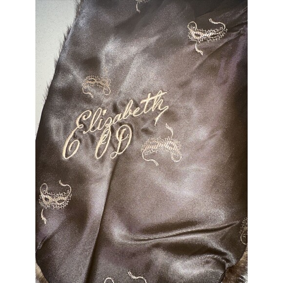 Vintage 20's Evans Chicago Fur Mink Stole Collar Wrap Shawl Camel Fully Lined - Picture 5 of 15